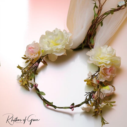 Blooming Beauty: The Woodland Goddess Headpiece 🌼 - Rhythms of Grace Creative