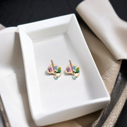 Artistic Vibes: Unique Stud Earrings for Creative Souls!
