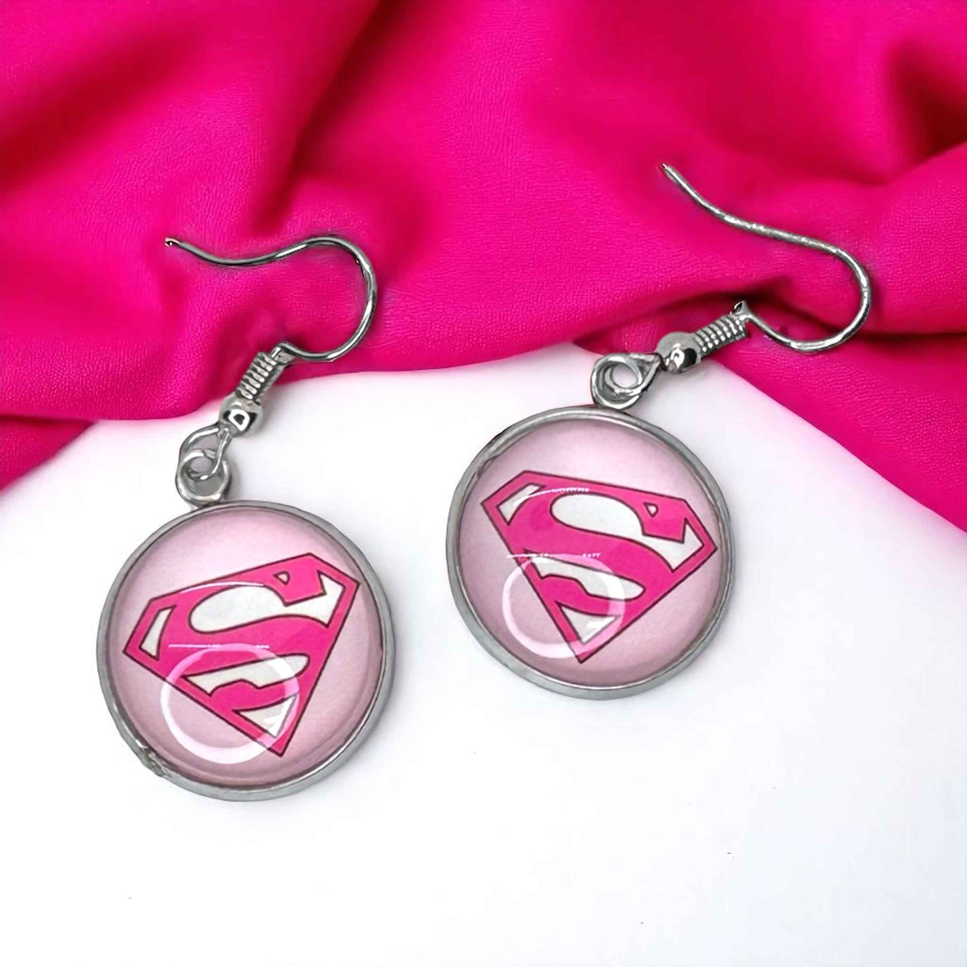 Fight Like a Girl (and Look Fabulous Doing It!) - Breast Cancer Awareness Earrings 💖
