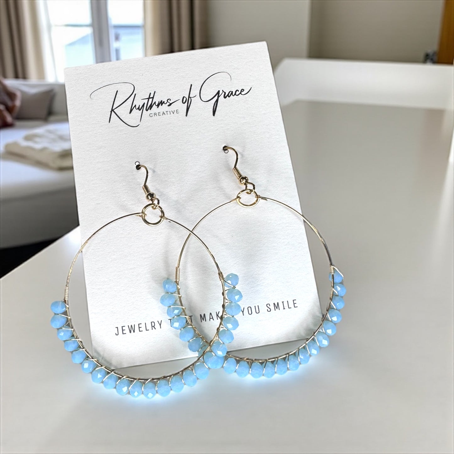 Boho Breeze Beaded Earrings – Soft Hues, Big Style!