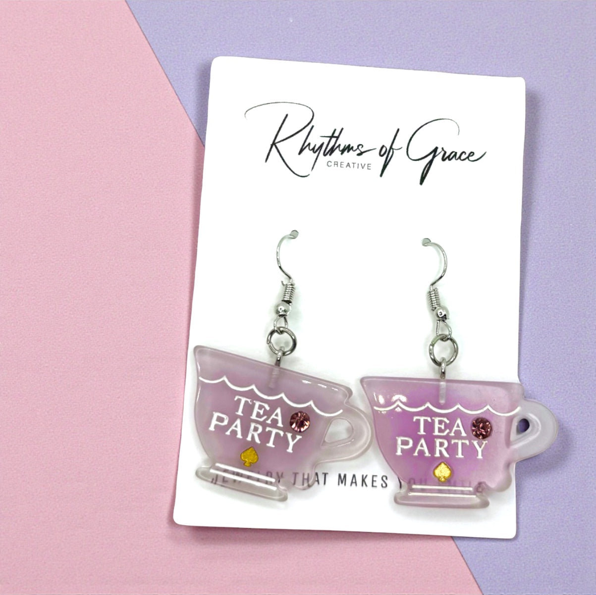 Tea-rific Charm: Sip in Style with Our Whimsical Tea Party Earrings!