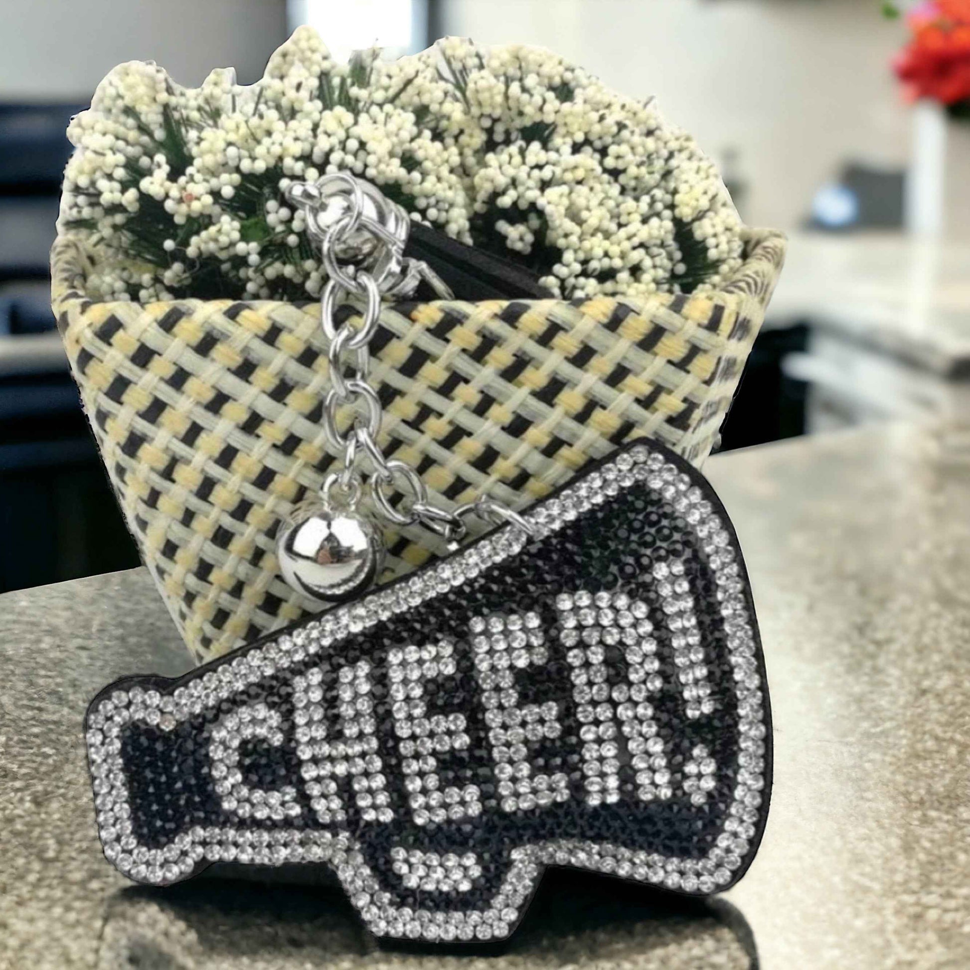 Cheer Up Your Keys: The Sparkling Cheerleader Keychain!