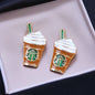 Sip in Style with Our Coffee Cup Stud Earrings! ☕