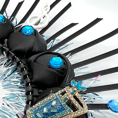 Unique Handmade Jazz Fest Headpiece – One-of-a-Kind Music-Inspired Accessory for Festivals & Parties!