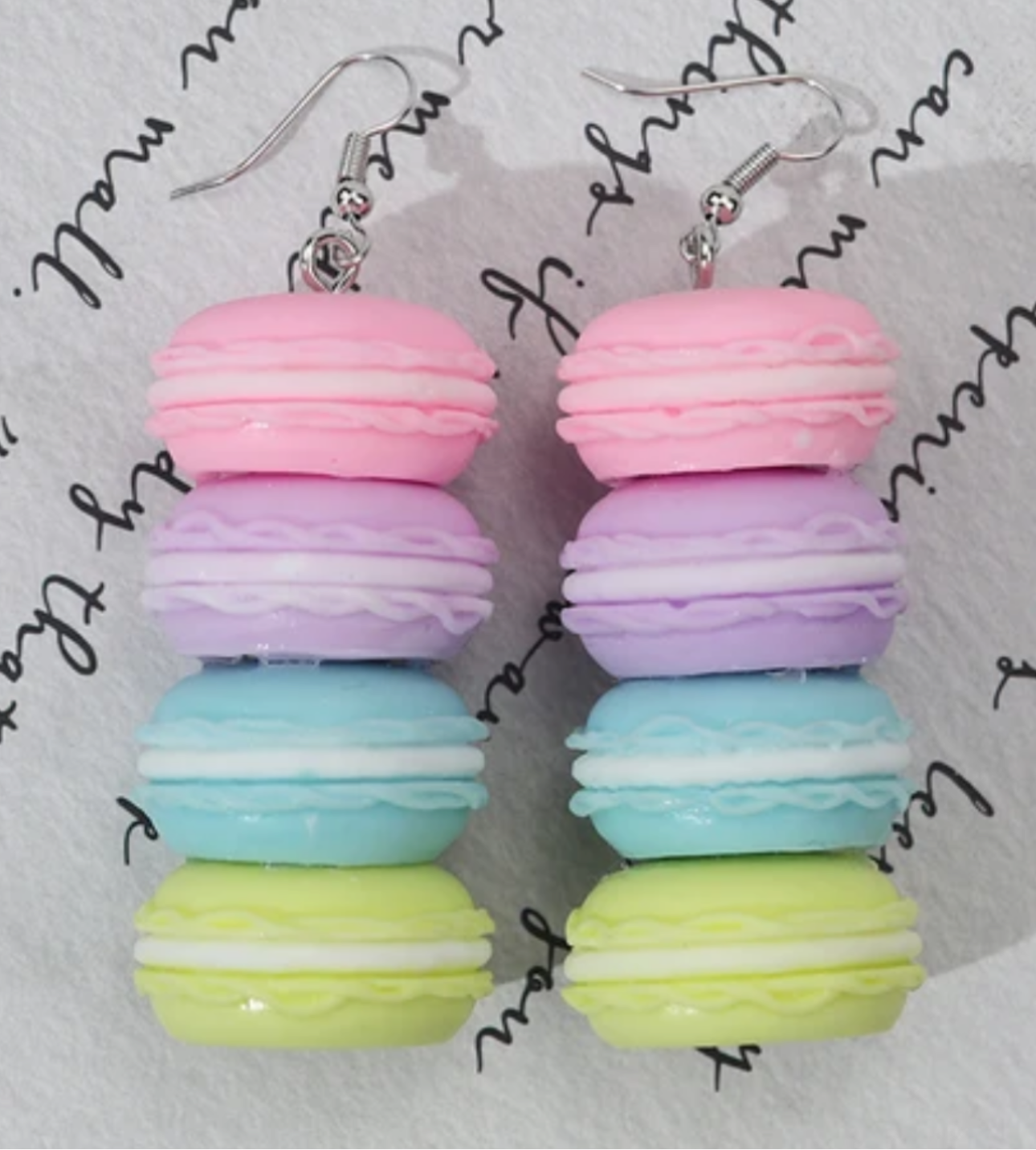 Sweeten Your Style: Macaron Dangle Earrings for Whimsical Fashion!