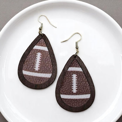 Kickoff Your Style: Fun Football Dangle Earrings!