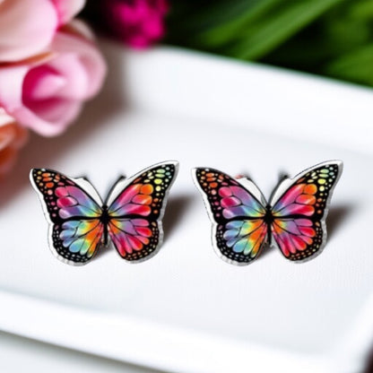 Flutter into Fashion with Our Butterfly Stud Earrings! 🌟