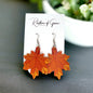 Fall in Love with Autumn: Handmade Maple Leaf Earrings! - Rhythms of Grace Creative
