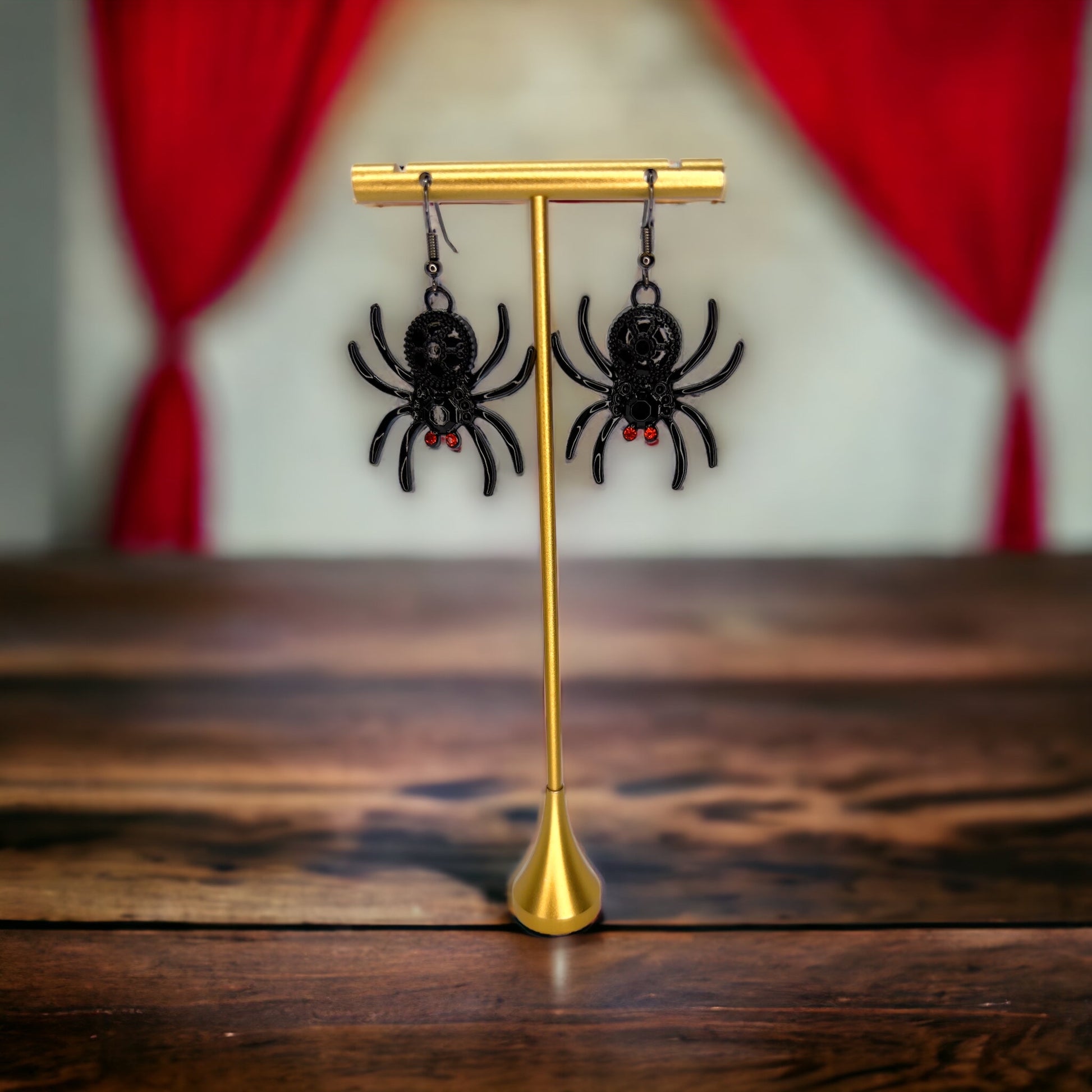 Spook-tacular Spider Dangle Earrings – Your Ultimate Halloween Glam! - Rhythms of Grace Creative