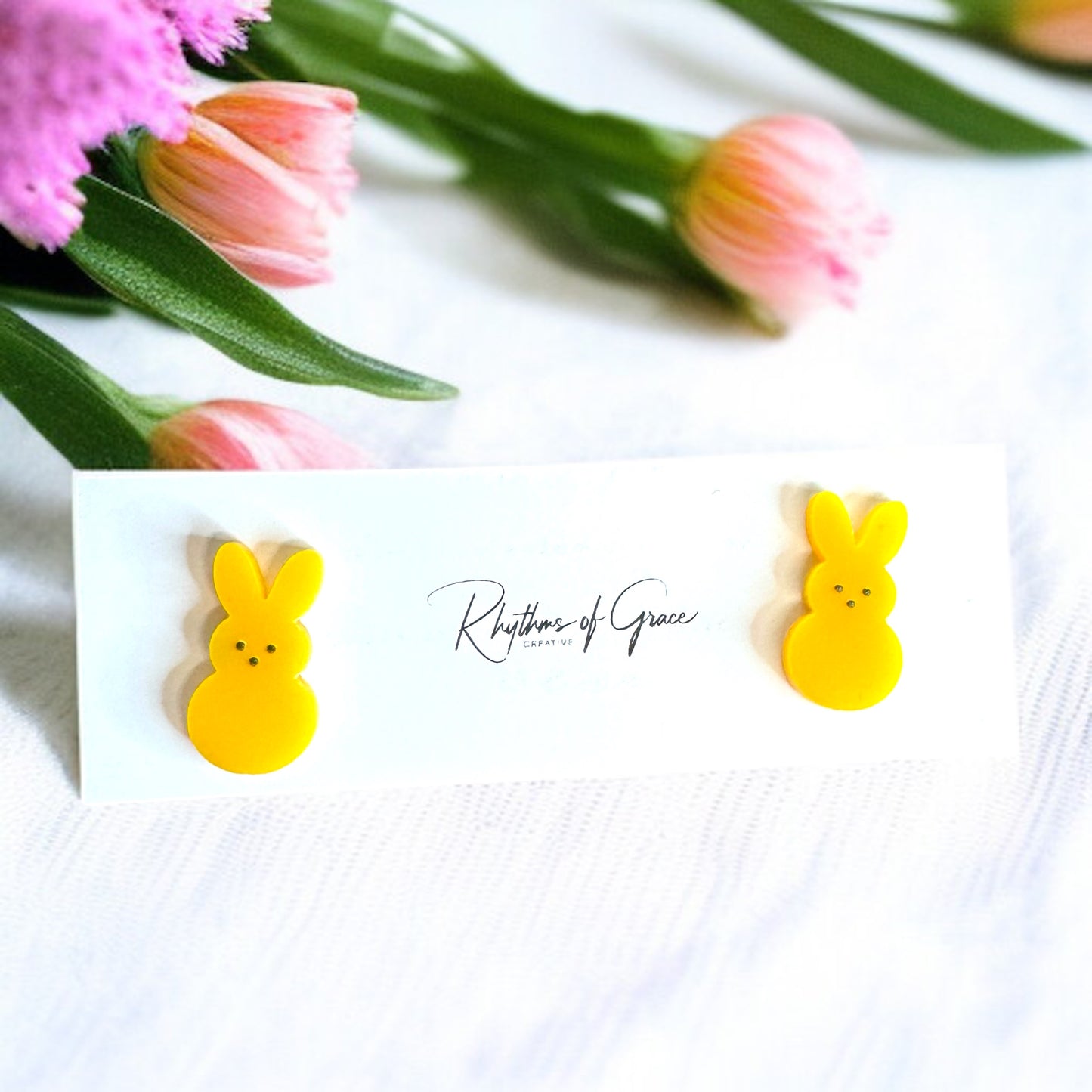 Hop into Easter Style with Peep Stud Earrings!