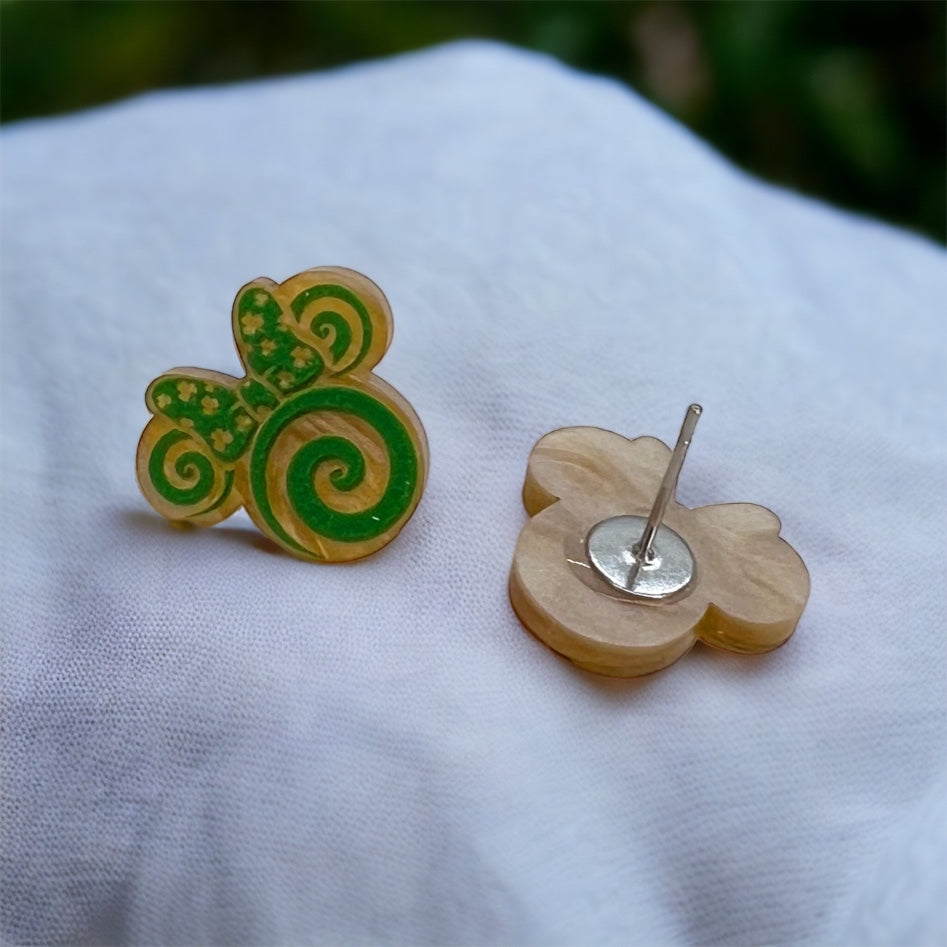 Lucky Mouse Ear Earrings - St. Patty's Day Edition! 🍀 - Rhythms of Grace Creative