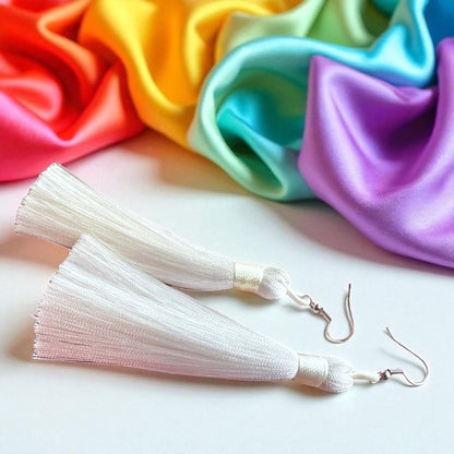 Tassel Power: Colorful Boho Dangle Earrings in 9 Vibrant Shades!