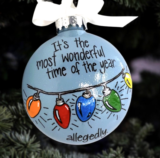 Christmas Ornament: “The most wonderful time of the year… allegedly.” - Rhythms of Grace Creative