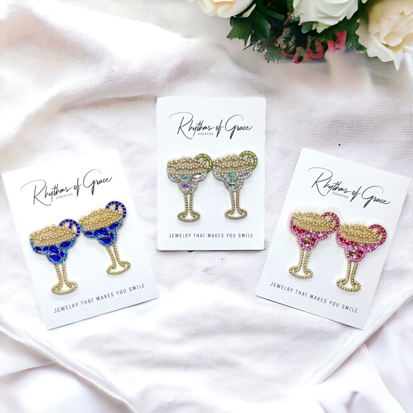 Fiesta Flair: Dazzling Margarita Earrings for Every Celebration!