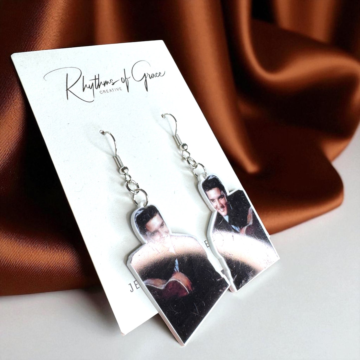 Rock Your Style: Elvis Presley Dangle Earrings - 12 Iconic Designs! 🎸