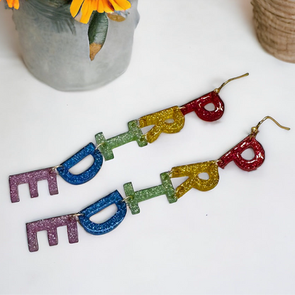 Vibrant Rainbow PRIDE Earrings – Celebrate Love & Diversity!