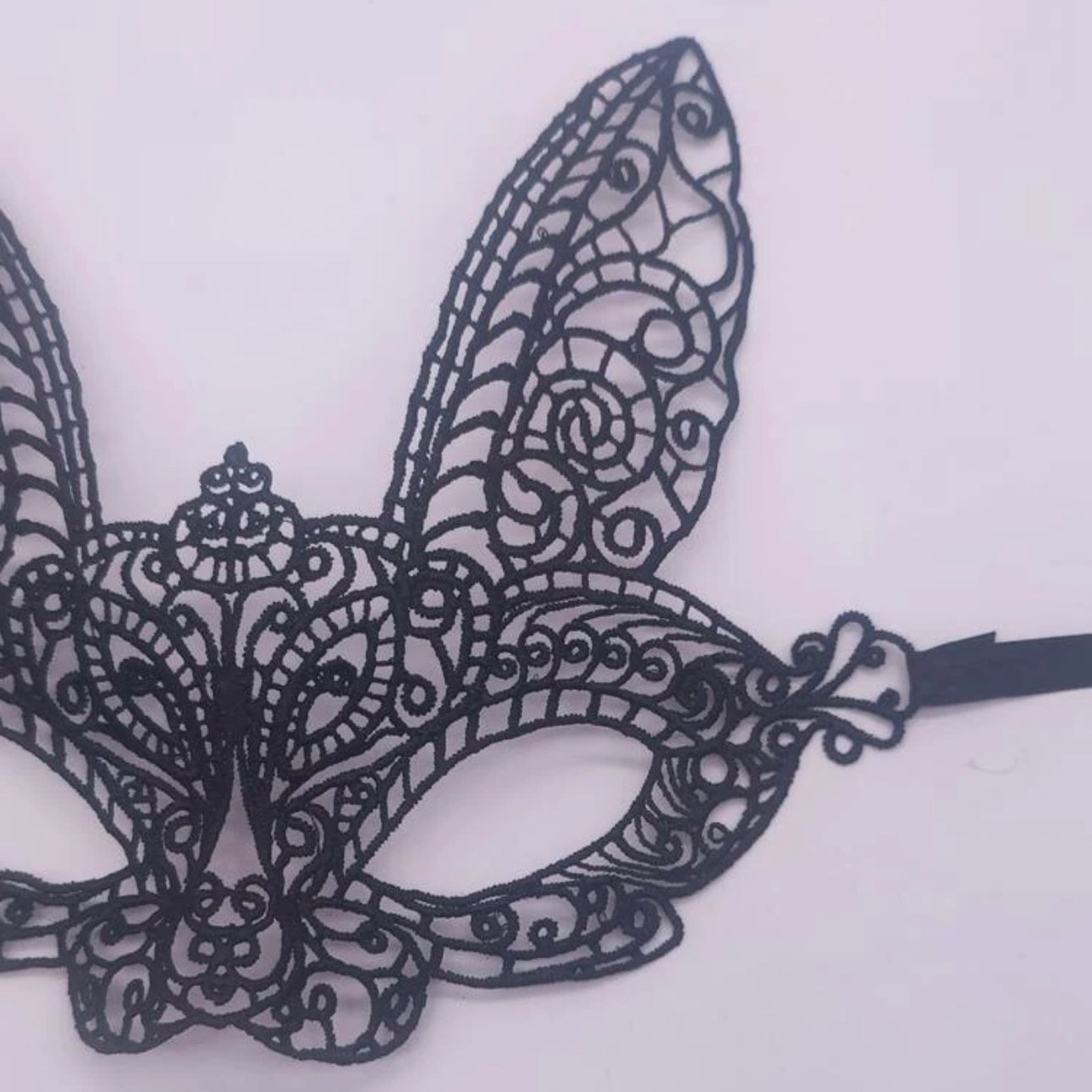 Velvet Night Rabbit Mask – Masquerade Magic with a Wild Side