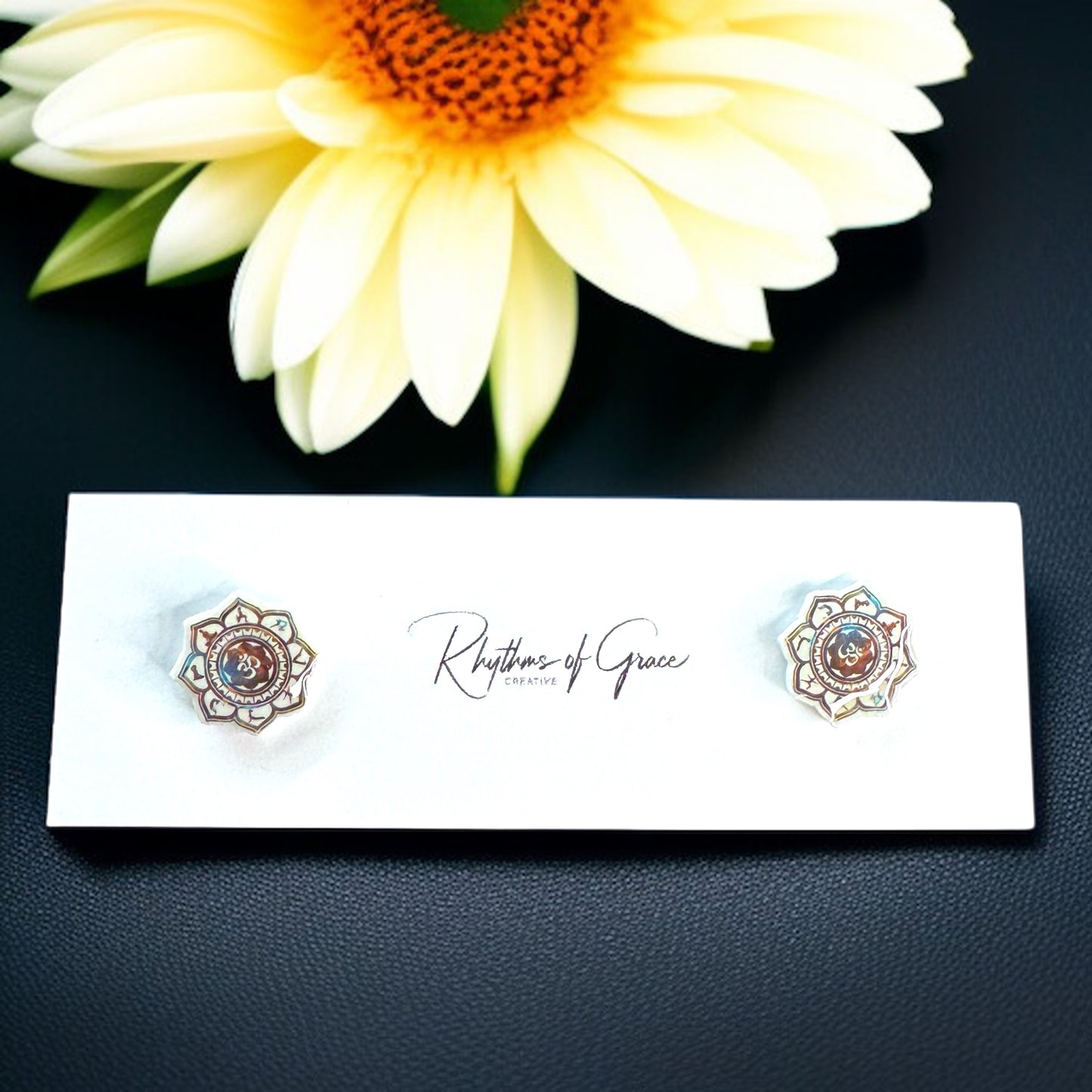 Zen Vibes Only: Yoga Stud Earrings for the Yogi in You!