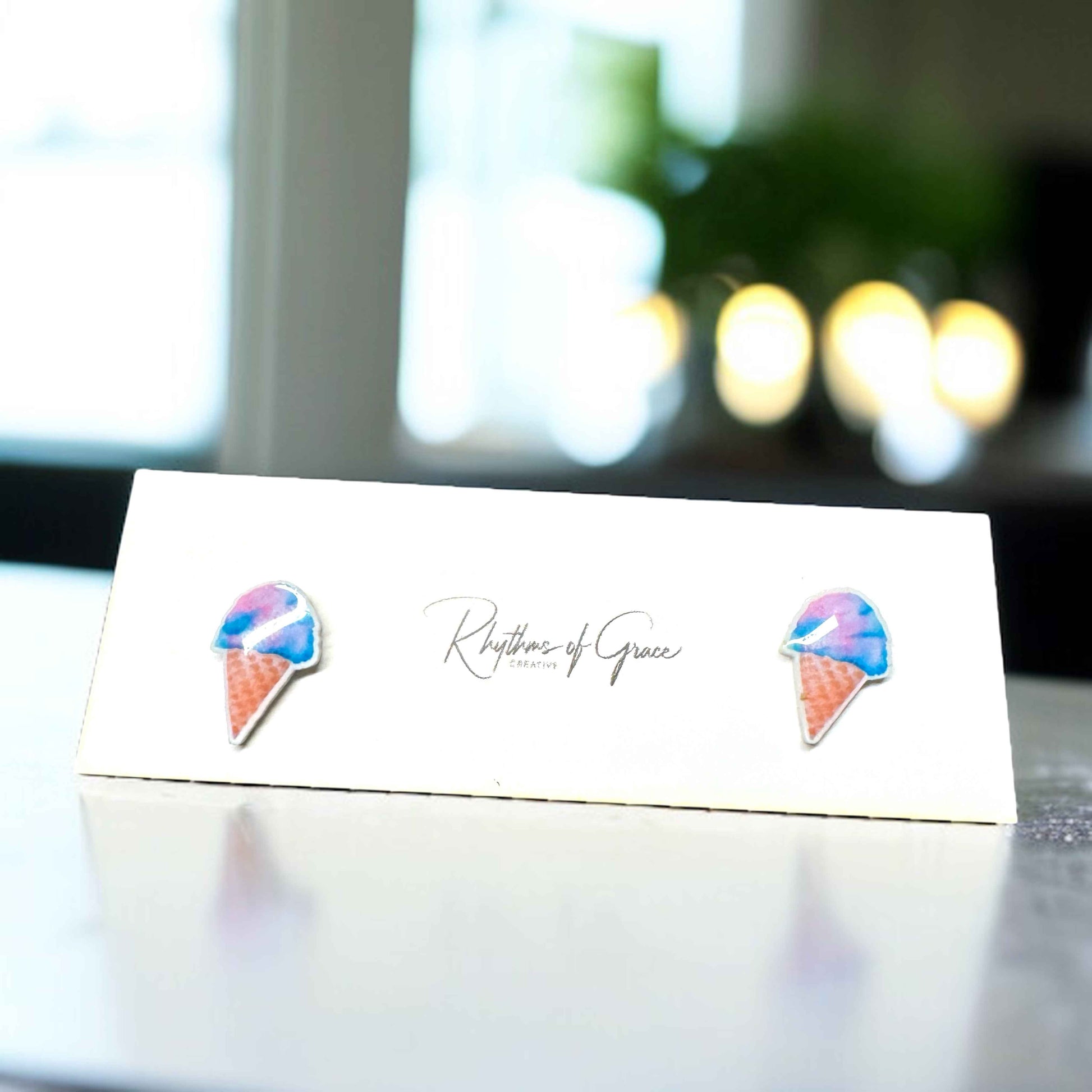 Sweeten Your Style: Adorable Cotton Candy Stud Earrings!