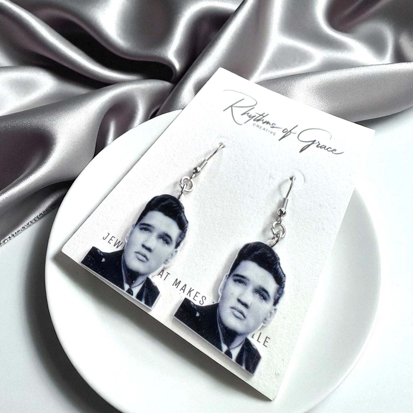 Rock Your Style: Elvis Presley Dangle Earrings - 12 Iconic Designs! 🎸