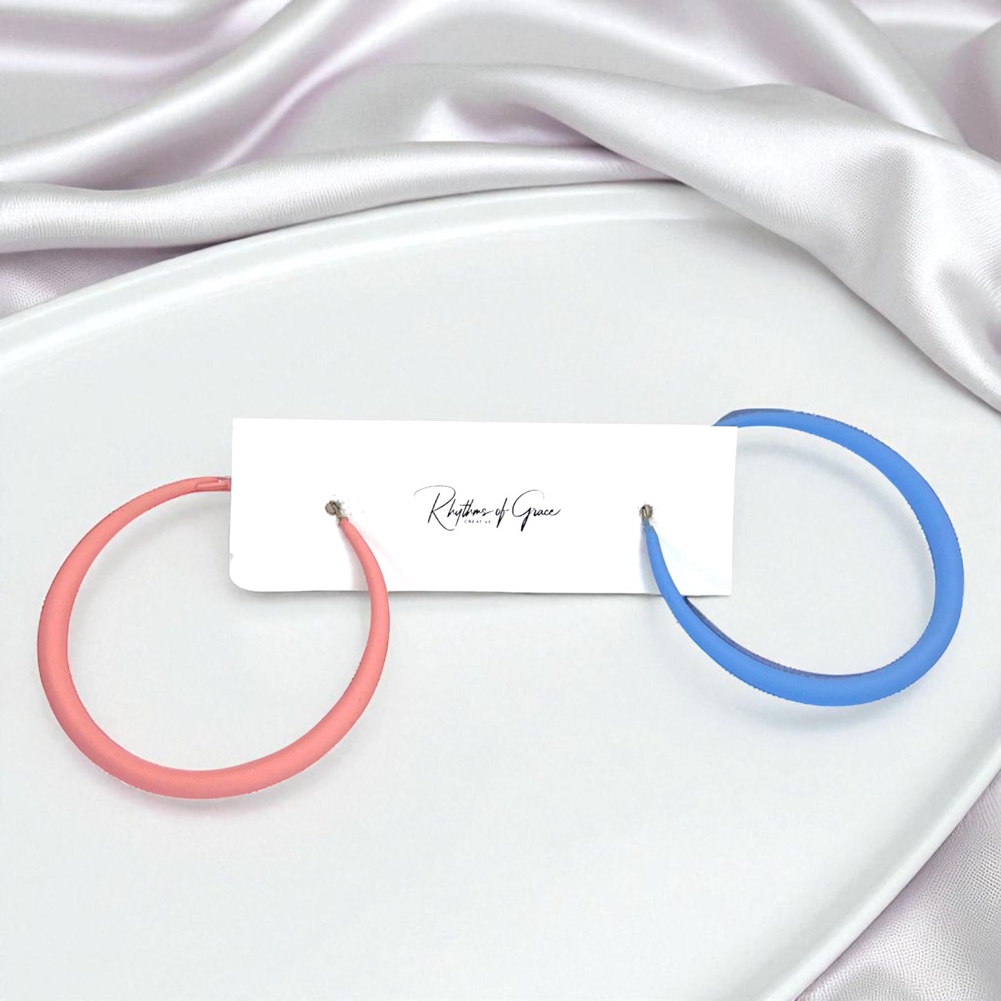 Pink or Blue? Peek-a-Boo Hoops for the Big Reveal!