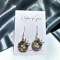 Bird Nest Faux Pearl Egg Dangle Earrings | Nature Inspired Spring Earrings