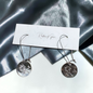 Dandelion Wish Silver Dangle Earrings | Lightweight Nature Inspired Earrings
