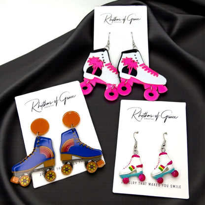 Skate Into Style – Retro Roller Skate Earrings, Derby & Rink Ready