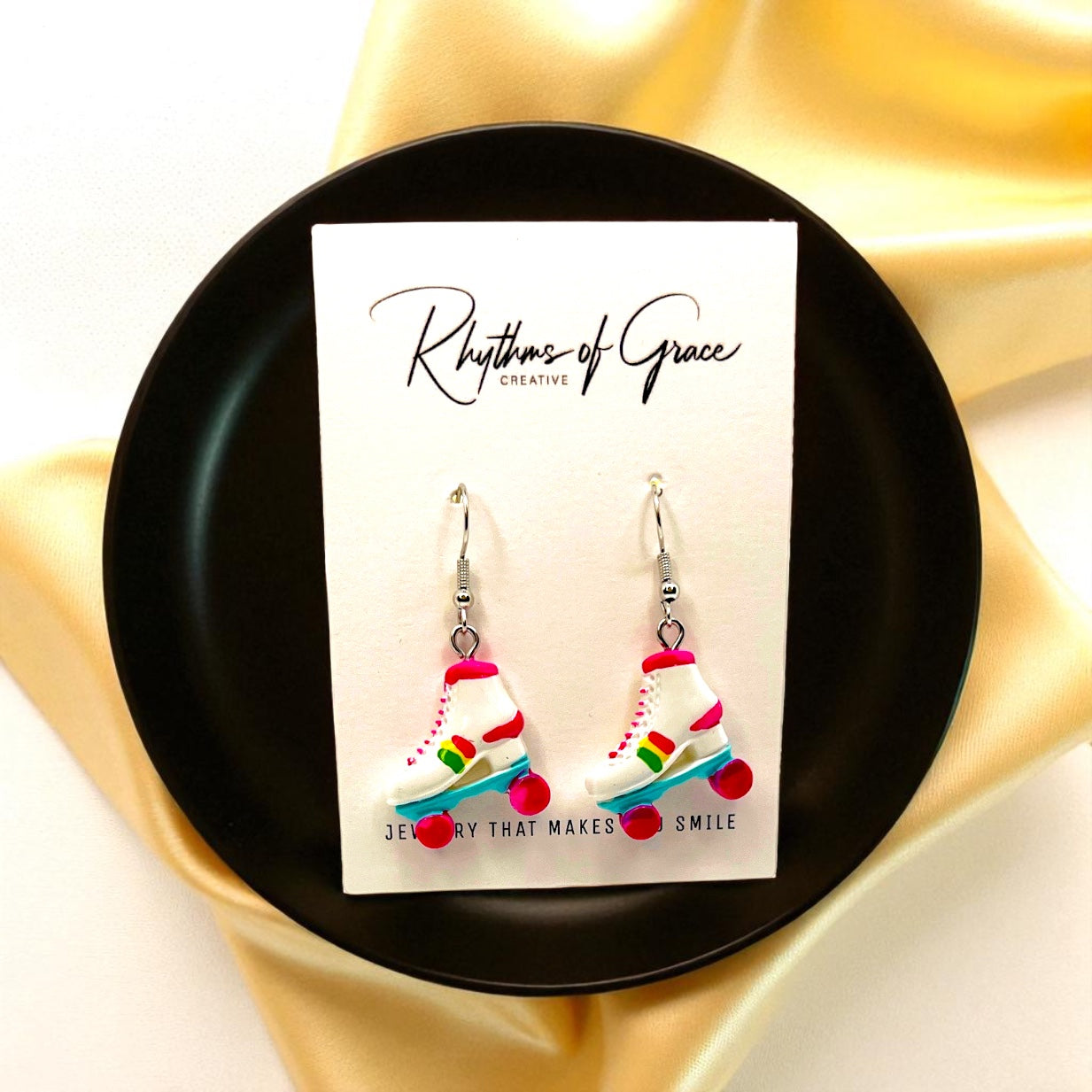 Skate Into Style – Retro Roller Skate Earrings, Derby & Rink Ready