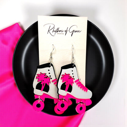 Skate Into Style – Retro Roller Skate Earrings, Derby & Rink Ready