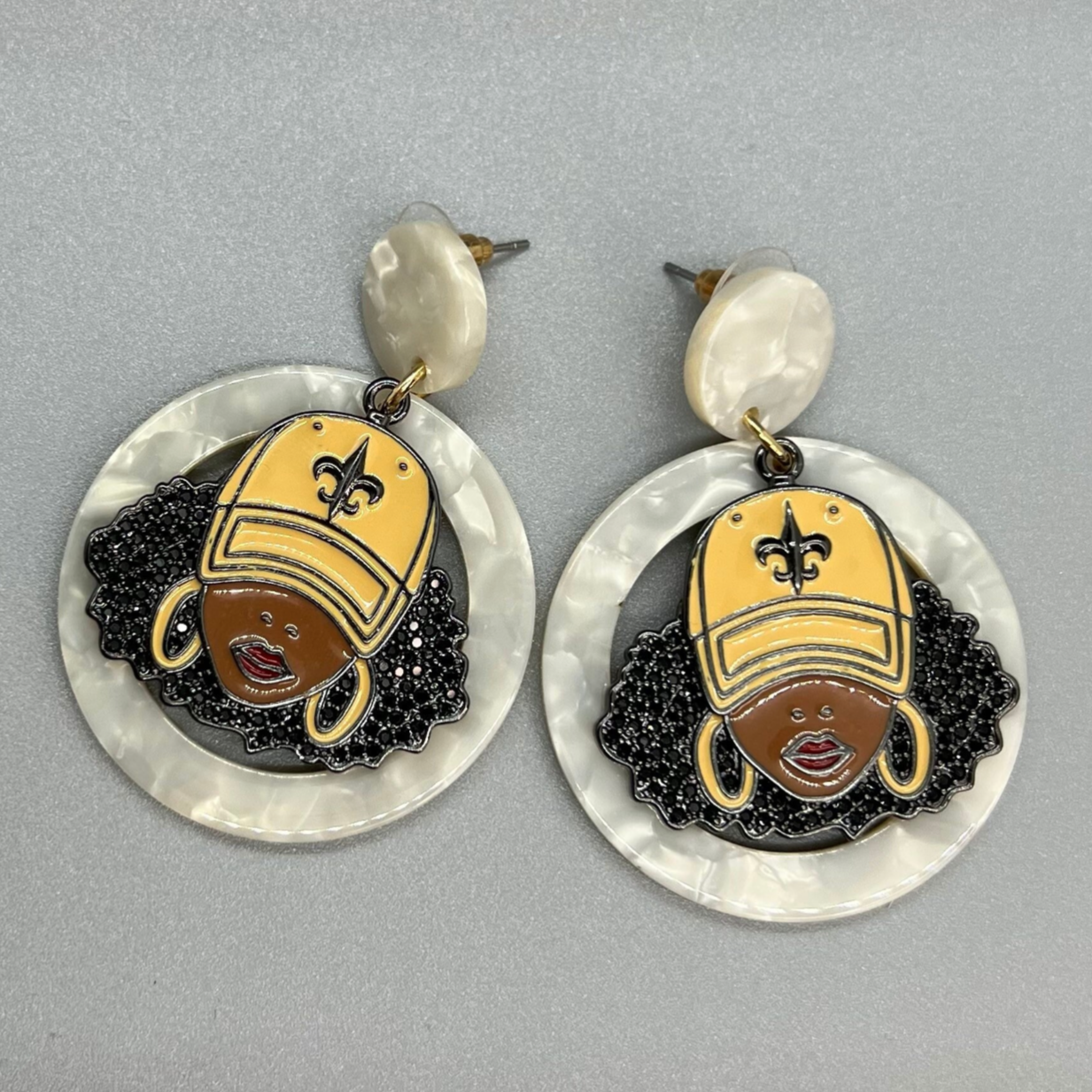 Who Dat Earrings: Celebrate the NOLA Spirit! ⚜️ - Rhythms of Grace Creative