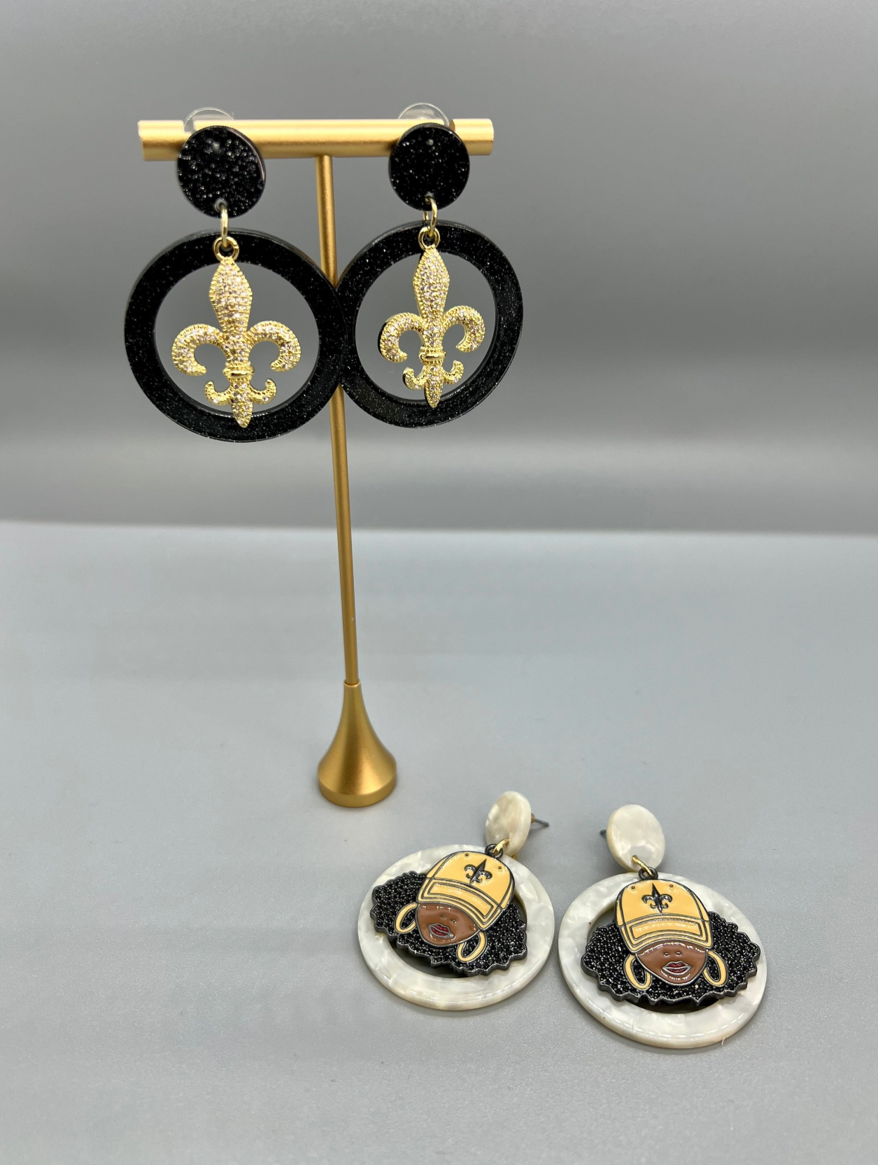Who Dat Earrings: Celebrate the NOLA Spirit! ⚜️ - Rhythms of Grace Creative
