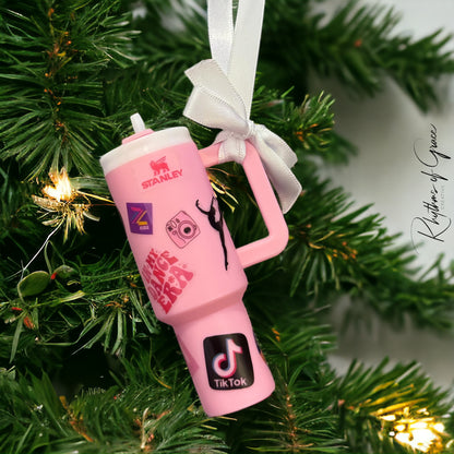 Cheers to the Season: Customized Mini Stanley Cup Ornaments for the Perfect Gift!