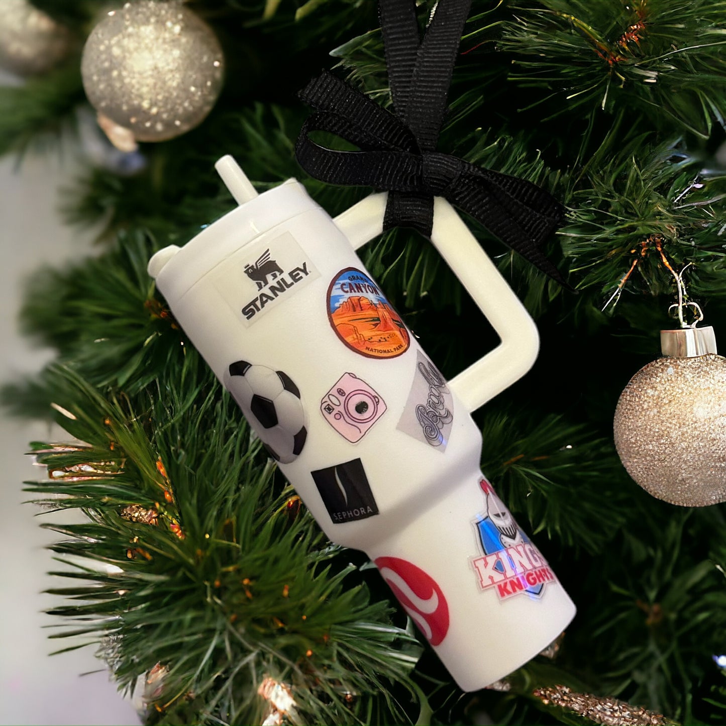 Cheers to the Season: Customized Mini Stanley Cup Ornaments for the Perfect Gift!