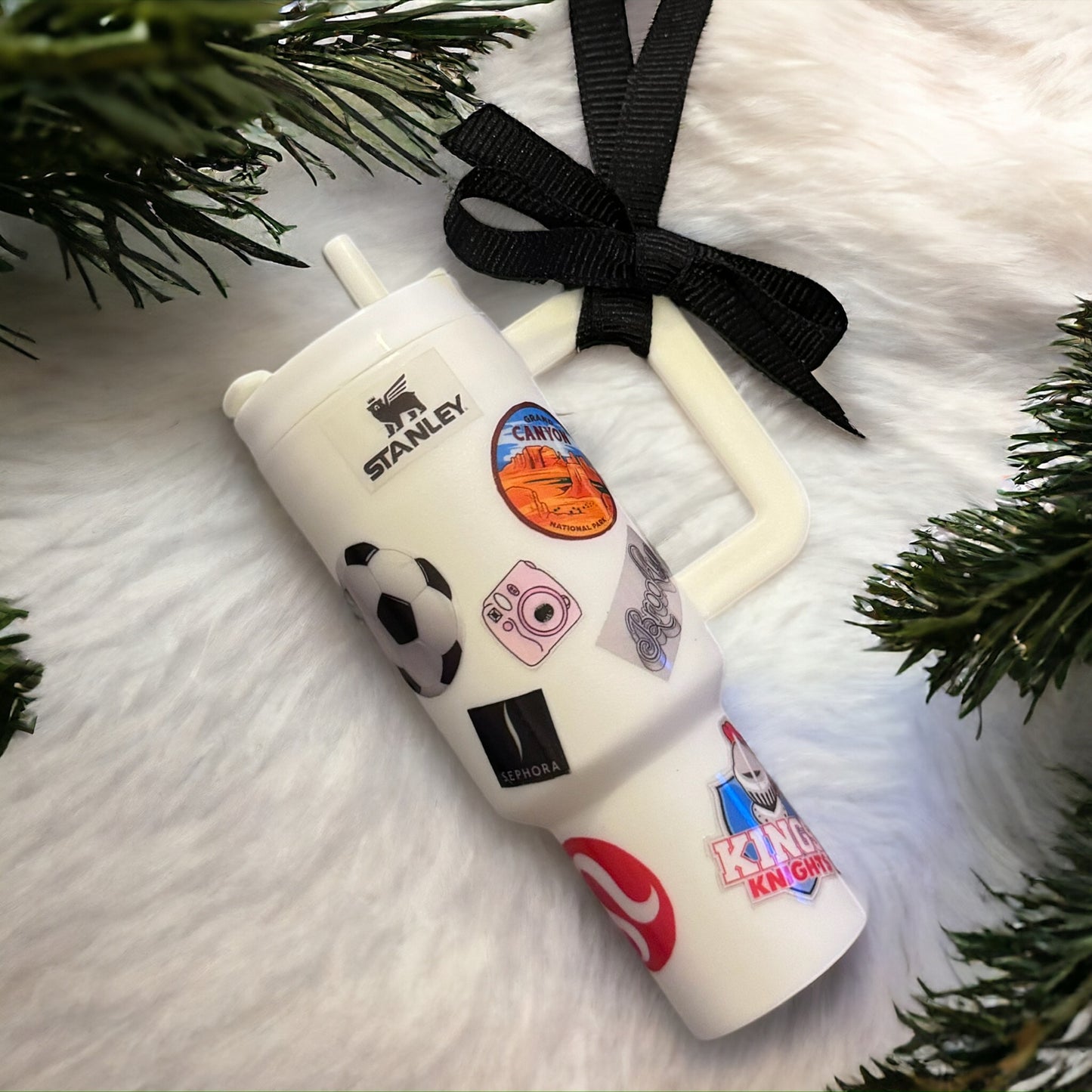 Cheers to the Season: Customized Mini Stanley Cup Ornaments for the Perfect Gift!