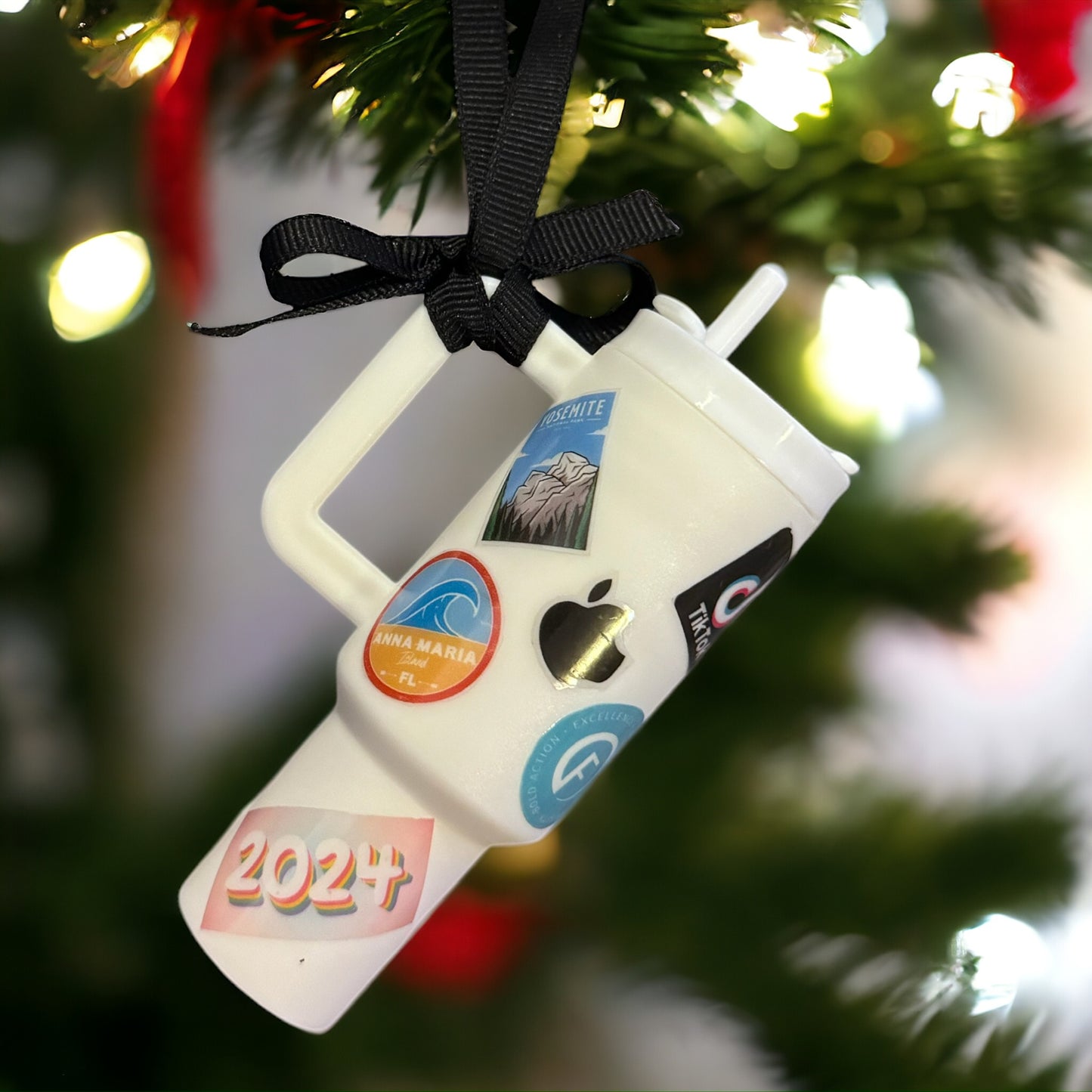 Cheers to the Season: Customized Mini Stanley Cup Ornaments for the Perfect Gift!