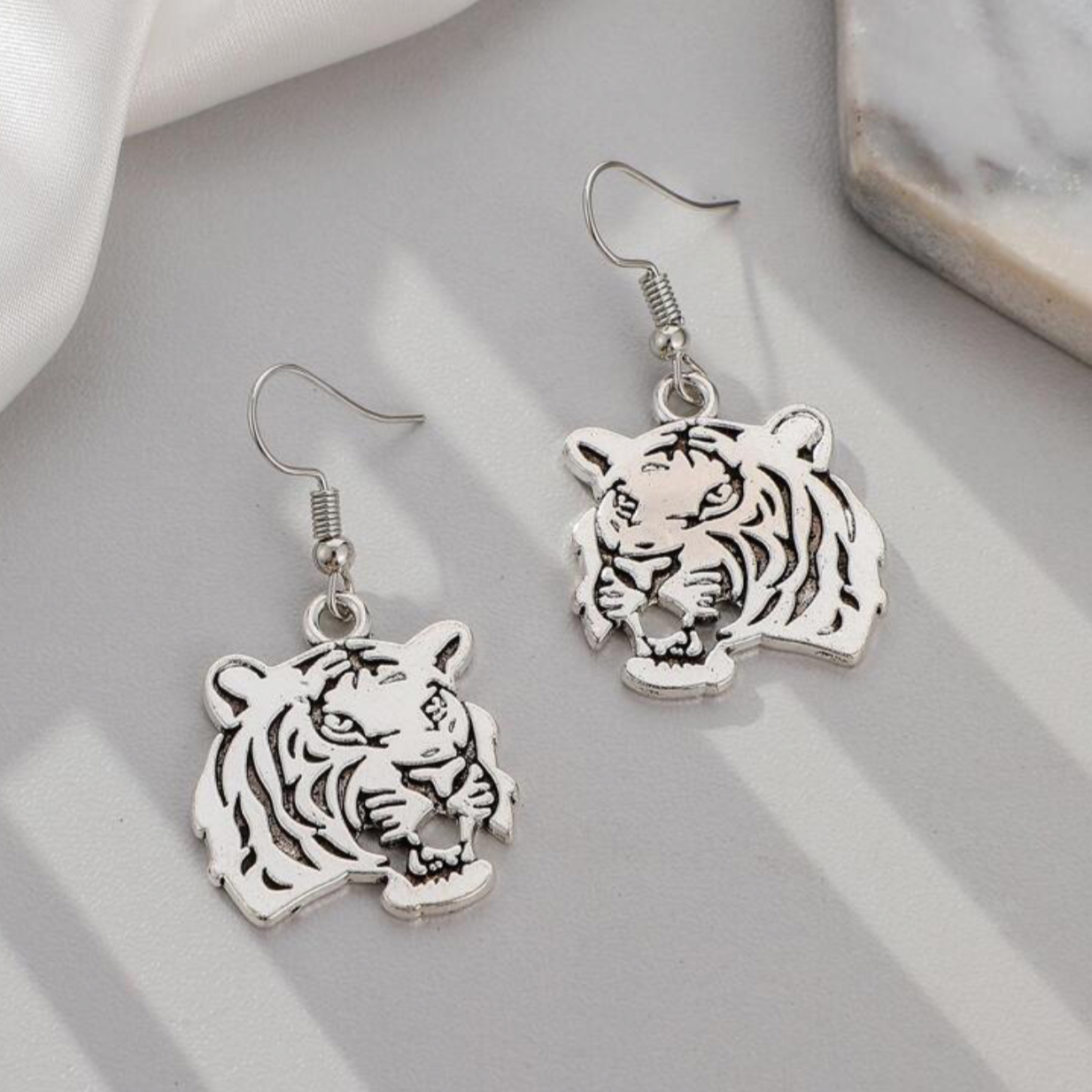 Roar into Style: Tiger Earrings Collection 🐅 - Rhythms of Grace Creative