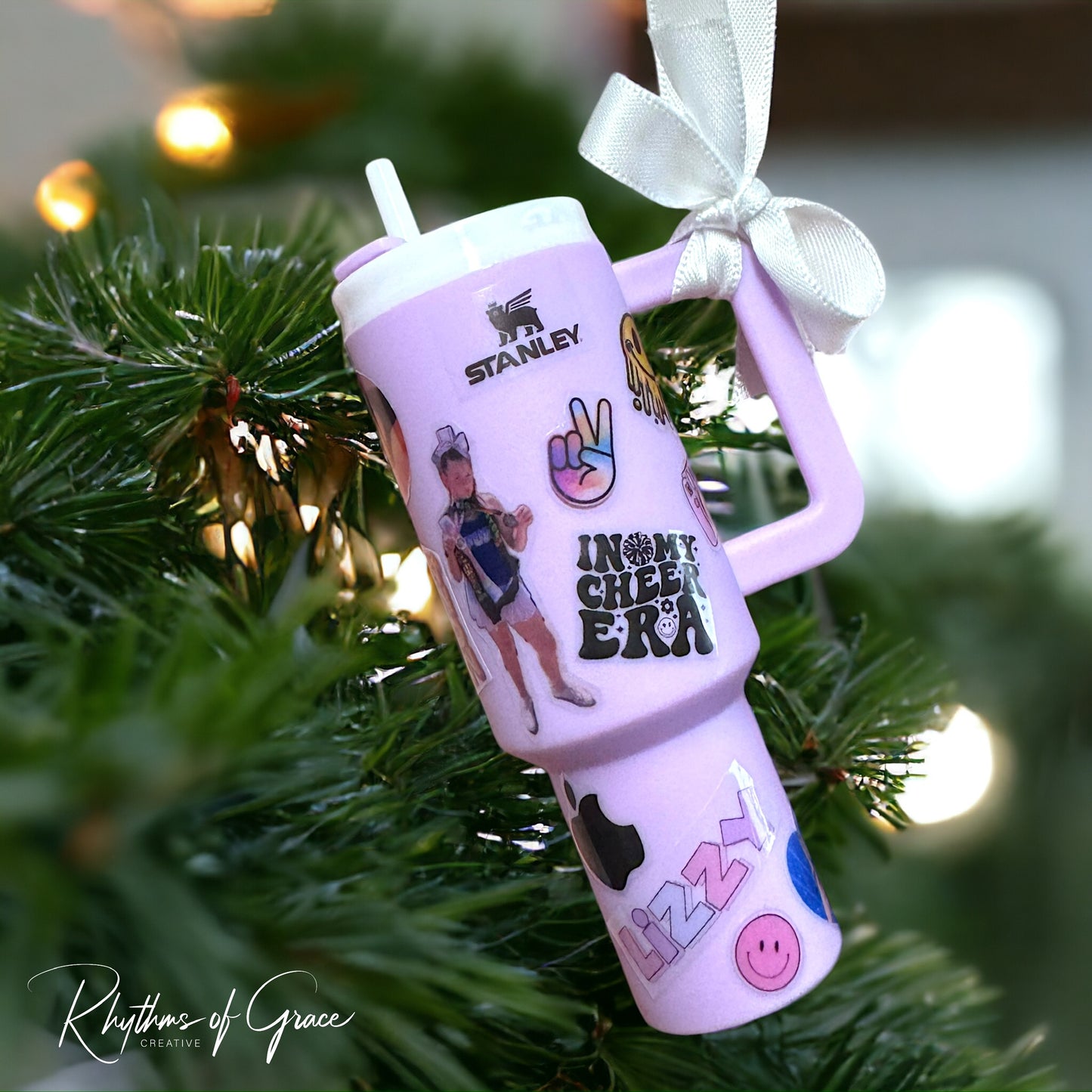 Cheers to the Season: Customized Mini Stanley Cup Ornaments for the Perfect Gift!