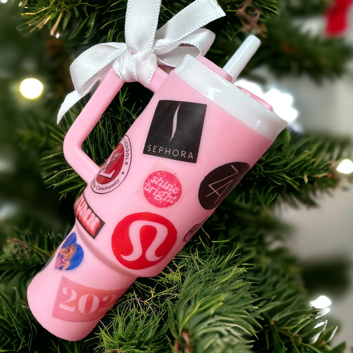 Cheers to the Season: Customized Mini Stanley Cup Ornaments for the Perfect Gift!