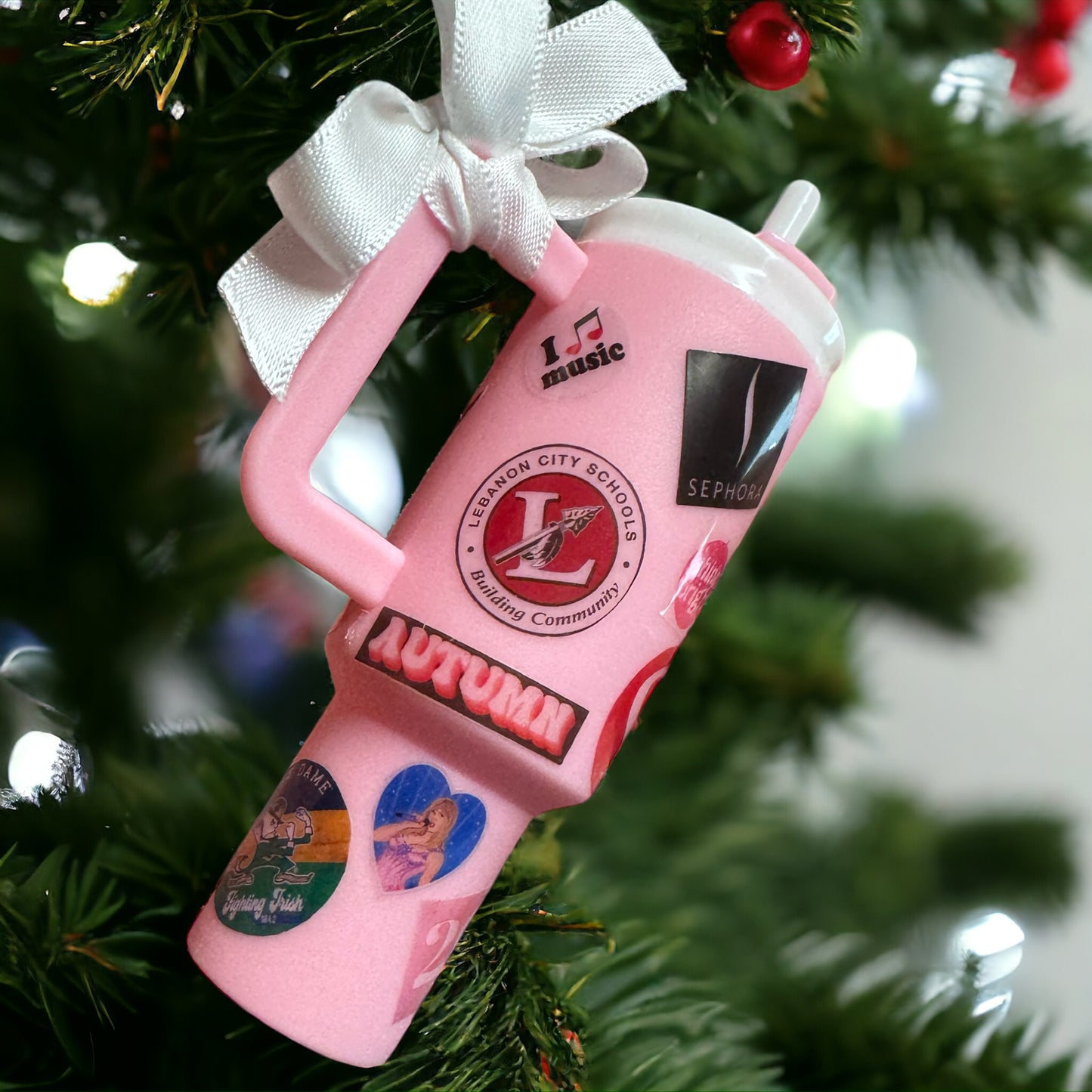 Cheers to the Season: Customized Mini Stanley Cup Ornaments for the Perfect Gift!