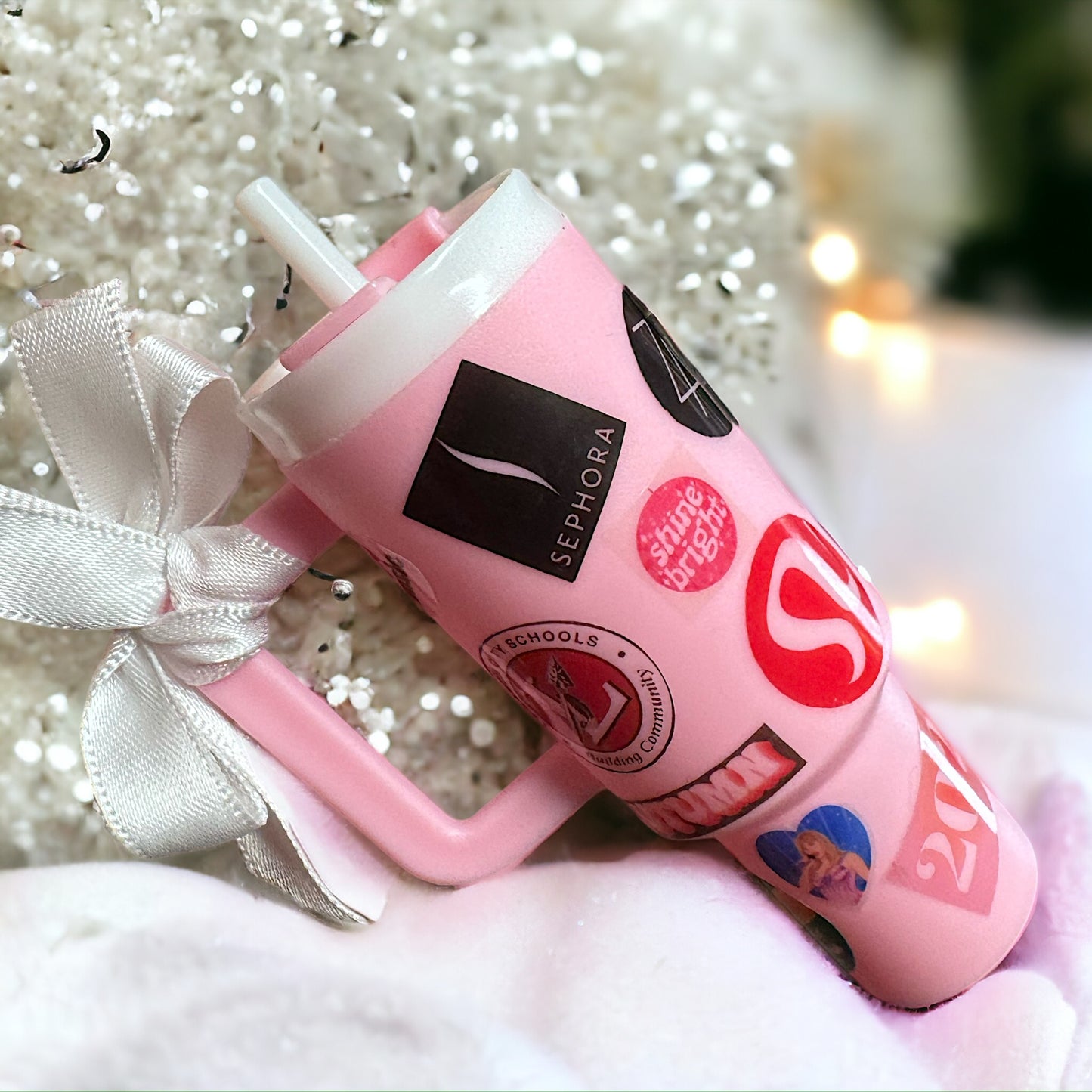 Cheers to the Season: Customized Mini Stanley Cup Ornaments for the Perfect Gift!