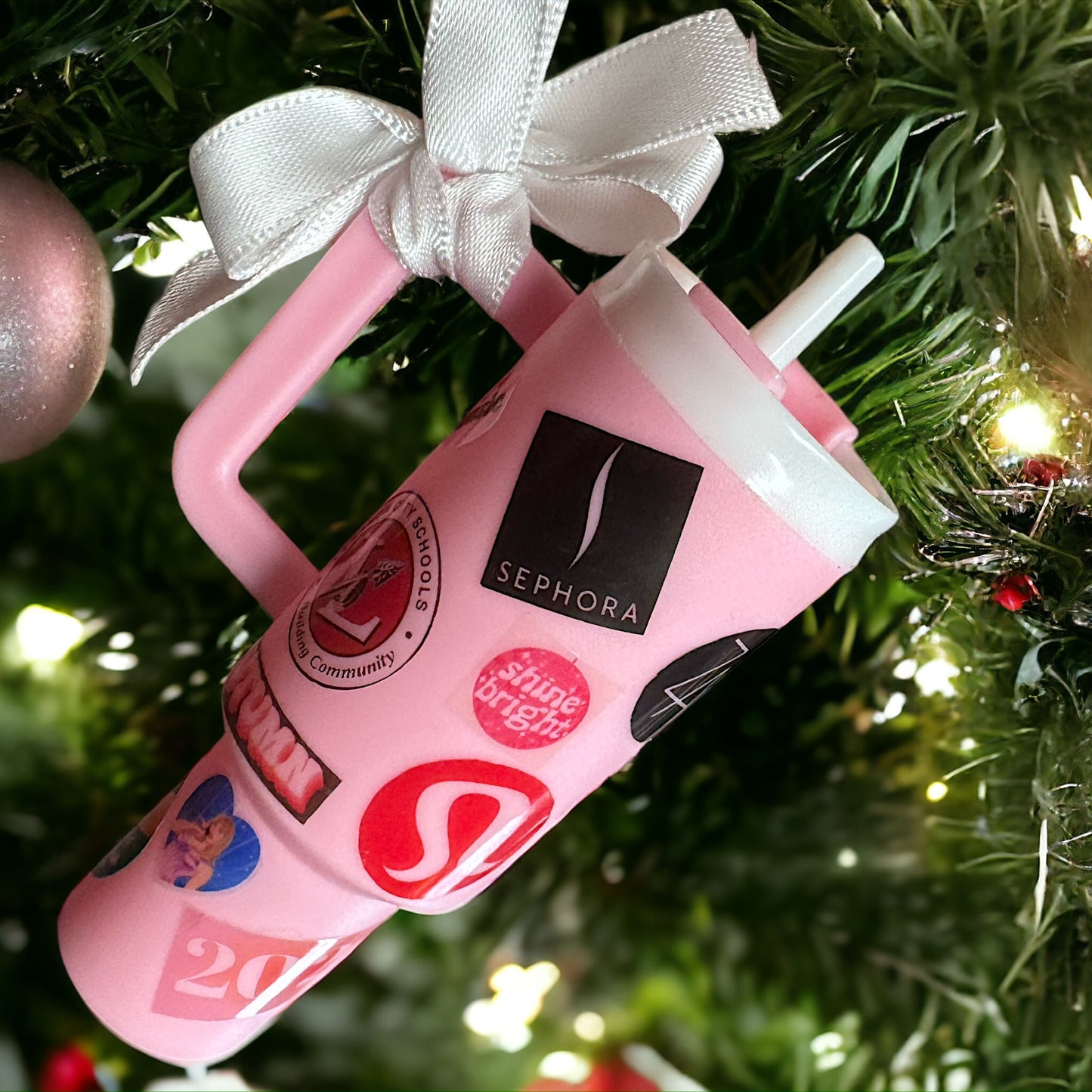 Cheers to the Season: Customized Mini Stanley Cup Ornaments for the Perfect Gift!