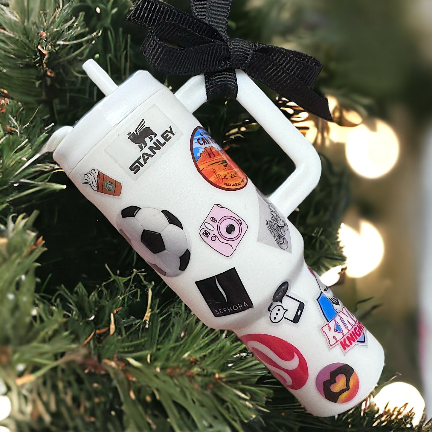 Cheers to the Season: Customized Mini Stanley Cup Ornaments for the Perfect Gift!
