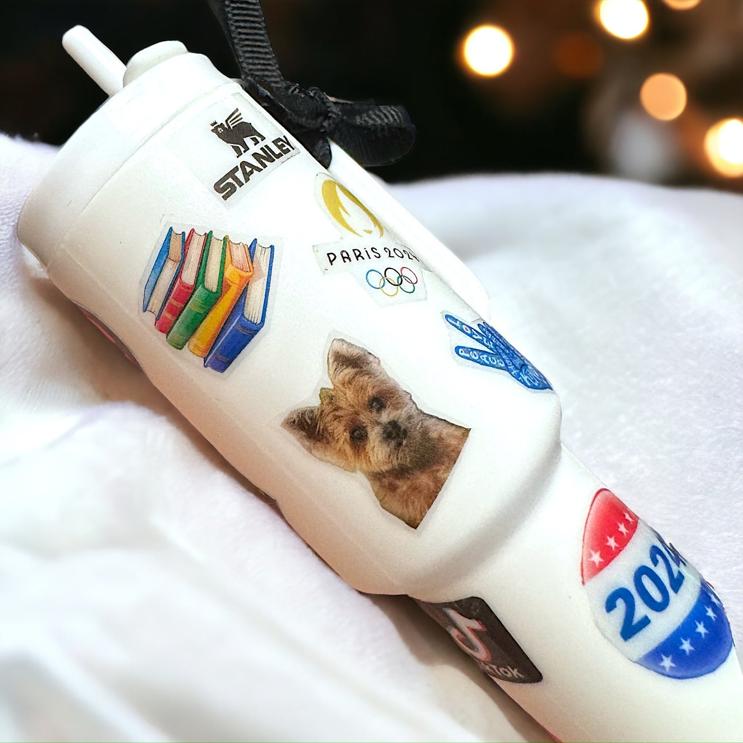 Cheers to the Season: Customized Mini Stanley Cup Ornaments for the Perfect Gift!