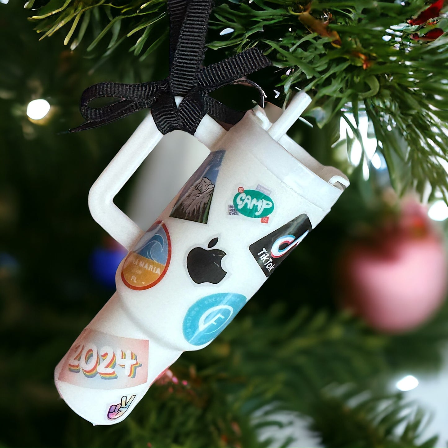 Cheers to the Season: Customized Mini Stanley Cup Ornaments for the Perfect Gift!