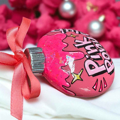 Pink Pony Club Ornament – Hand-Painted, Personalized & Pop-Culture Perfect! 🎀