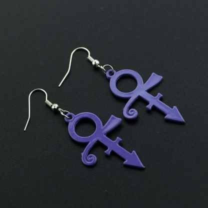 "Purple Rain" Earrings - A Tribute to Prince! - Rhythms of Grace Creative