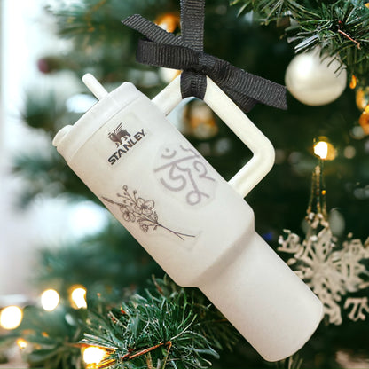 Cheers to the Season: Customized Mini Stanley Cup Ornaments for the Perfect Gift!