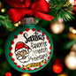 Santa’s Favorite Speech Therapist – Hand-Painted Christmas Ornament