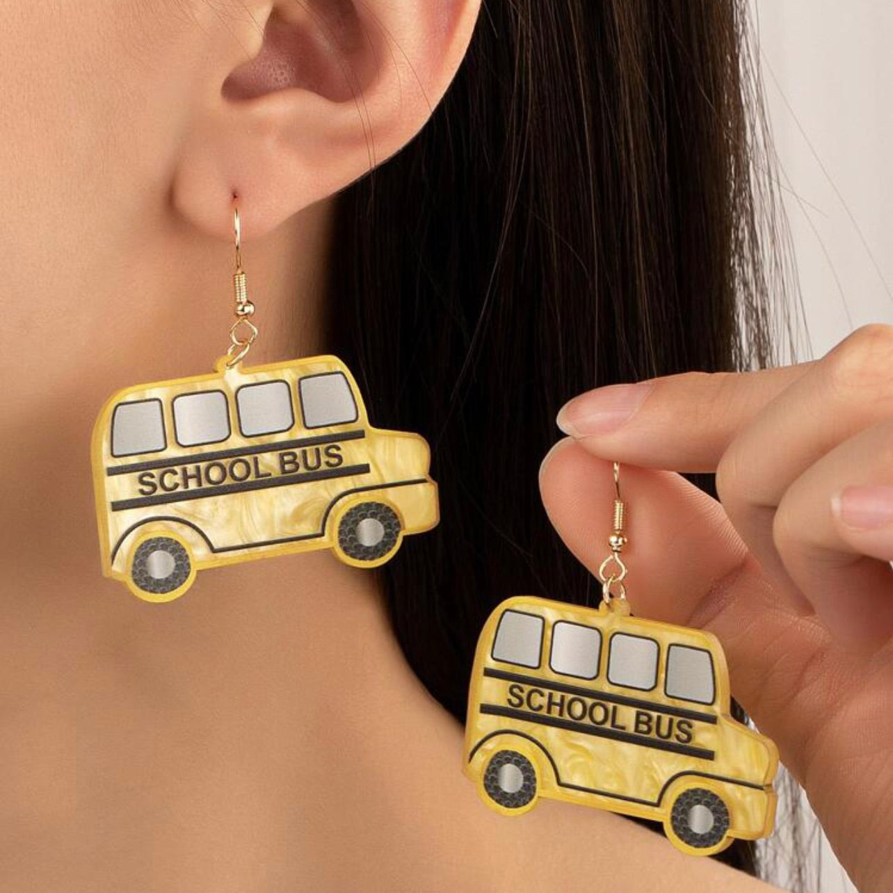 School Bus Driver Earrings - Show Your Love on the Road! 🚍 - Rhythms of Grace Creative